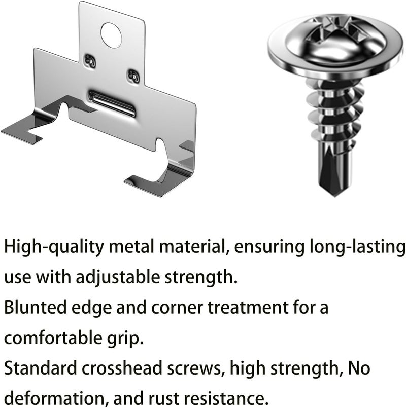ROOWINTOO Recessed Light Clips for retrofitting recessed Light canisters, Downlight recessed Light Clips for use with Torsion Springs 40 Pack (20 Pairs) - Image 2